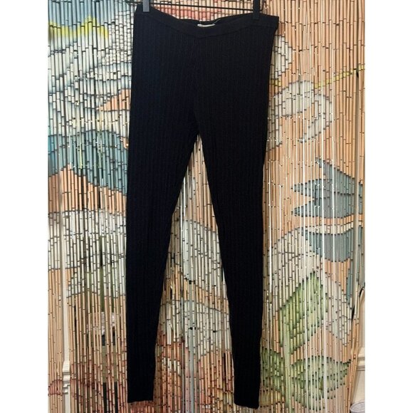 NO BOUNDARIES Cotton Blend Cable Knit Sweater Tights, Black, Junior's 11/13 - Picture 1 of 7